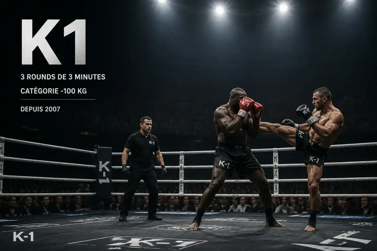 K1 boxing : 3 rounds de 3 minutes et une catégorie -100 kg depuis 2007